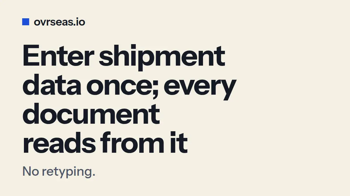 Export Documentation Software for Small Exporters