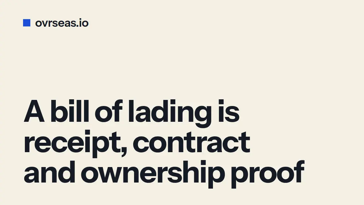 How to Create a Bill of Lading: Complete Guide for Exporters