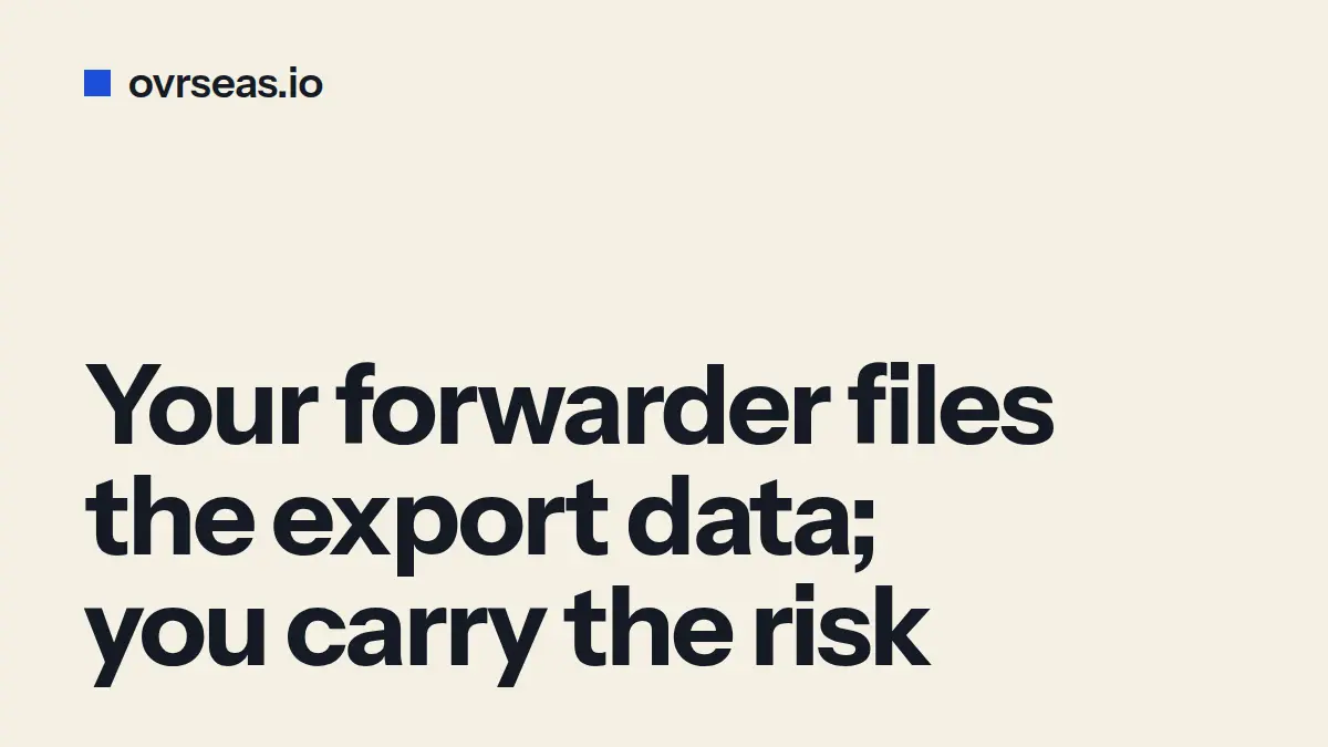 How to Fill Out AES: EEI Filing Guide for U.S. Exporters